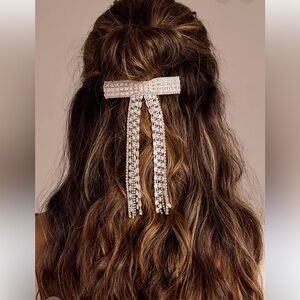 Bling Bow Hair Barrette